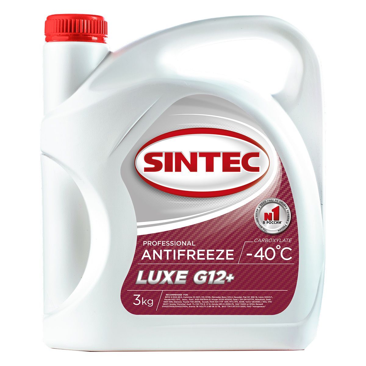 Sintec LUXE G12+ (-40) красный, 3кг
